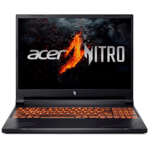 Laptop Gamer Acer Nitro V16 ANV16-42-R309 - AMD Ryzen 5 240 - 16GB RAM - 512GB SSD - Pantalla 16" FHD+ 180Hz - NVIDIA 8GB RTX 5050 - Windows 11 - Obsidian Black - Teclado Retroiluminado